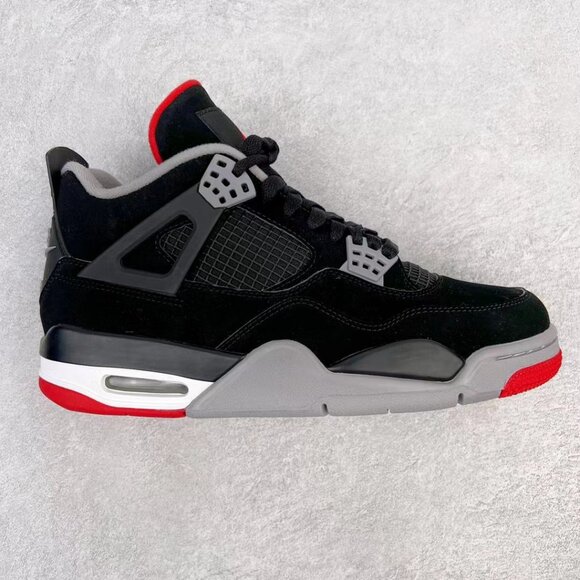 Air Jordan 4 Retro Black and Red Bulls